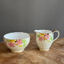 Load image into Gallery viewer, Roslyn China Made in England Milk jar & sugar bowl set