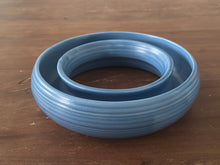 Load image into Gallery viewer, Vintage SylvaC Blue Posy Ring (Large)