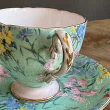 Load image into Gallery viewer, Shelley Potteries. Made in England. Melody Chintz Tea Trio