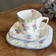 Load image into Gallery viewer, Wellington Fine Bone China. Made in England. Art Deco Square Tea Trio