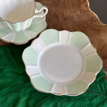 Load image into Gallery viewer, Royal Stuart Fine Bone China. Made in England . Spencer Stevenson Petal-Shaped Tea Trio