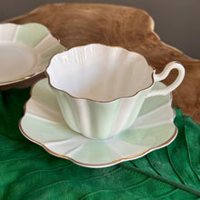Load image into Gallery viewer, Royal Stuart Fine Bone China. Made in England . Spencer Stevenson Petal-Shaped Tea Trio