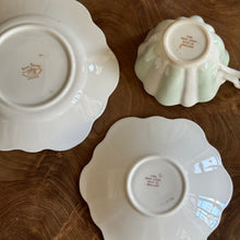 Load image into Gallery viewer, Royal Stuart Fine Bone China. Made in England . Spencer Stevenson Petal-Shaped Tea Trio