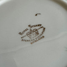 Load image into Gallery viewer, Royal Stuart Fine Bone China. Made in England . Spencer Stevenson Petal-Shaped Tea Trio