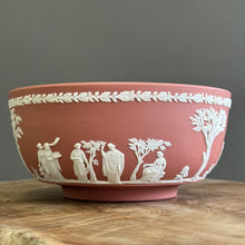 Load image into Gallery viewer, VERY RARE. Wedgwood Jasperware. Made in England. Terracotta Pedestal Bowl