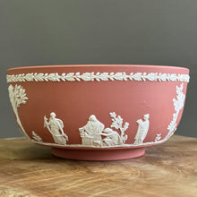 Load image into Gallery viewer, VERY RARE. Wedgwood Jasperware. Made in England. Terracotta Pedestal Bowl