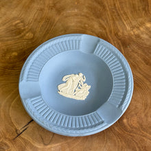 Load image into Gallery viewer, Wedgwood Jasperware. Made in England. Blue&white Round dish ashtrays. Set of 2
