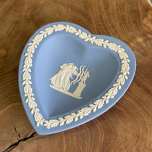 Load image into Gallery viewer, RARE FIND. Wedgwood Jasperware. Made in England. Blue&white Heart shaped dish. Set of 4