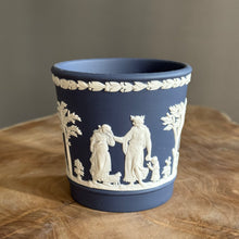 Load image into Gallery viewer, RARE FIND. Wedgwood Jasperware. Made in England. Portland Blue small vase
