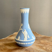 Load image into Gallery viewer, Wedgwood Jasperware. Made in England. Blue&white. Fluted Vase