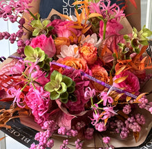 Load image into Gallery viewer, The green, orange & pink bouquet