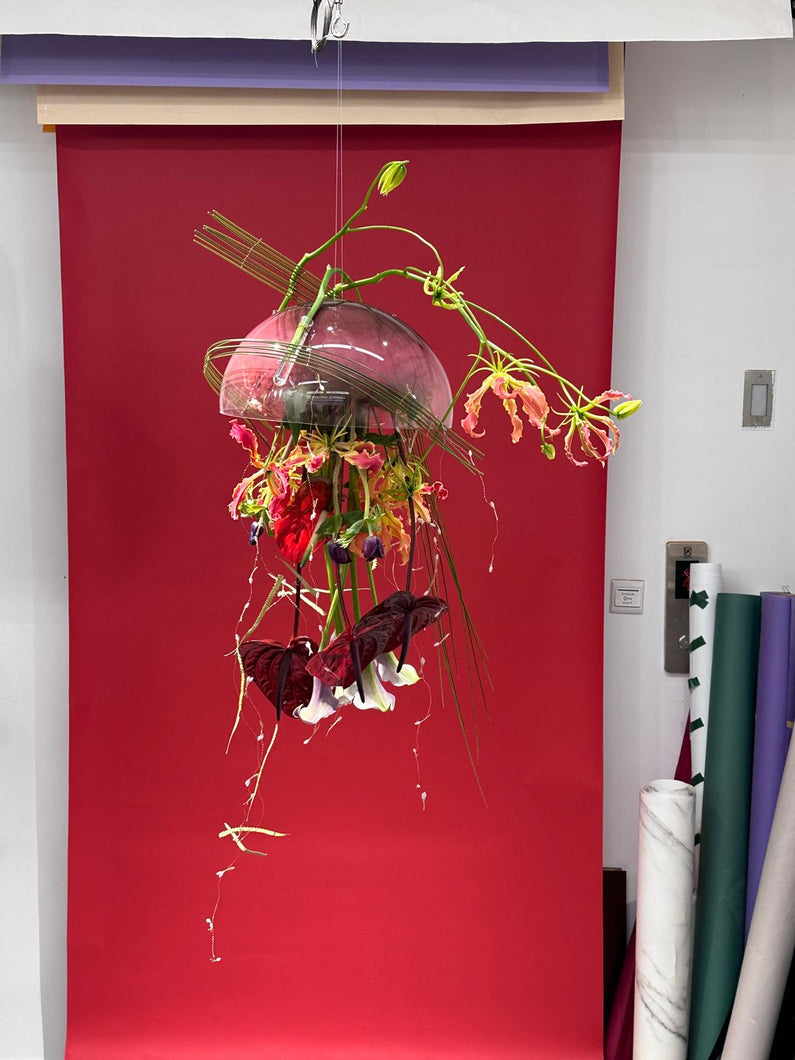 August Masterclass : Planet‑Shaped Floral Sculpture Workshop | 8月花藝大師班： 星球形雕塑花藝工作坊