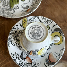 Load image into Gallery viewer, Barkers Brothers Potteries. Made in England. Chianti Tea Trio
