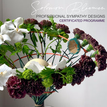Load image into Gallery viewer, Professional Sympathy Designs Course (PSD) / Certificate in Sympathy Floral Design (Level 3) Endorsed by Training Qualifications UK
