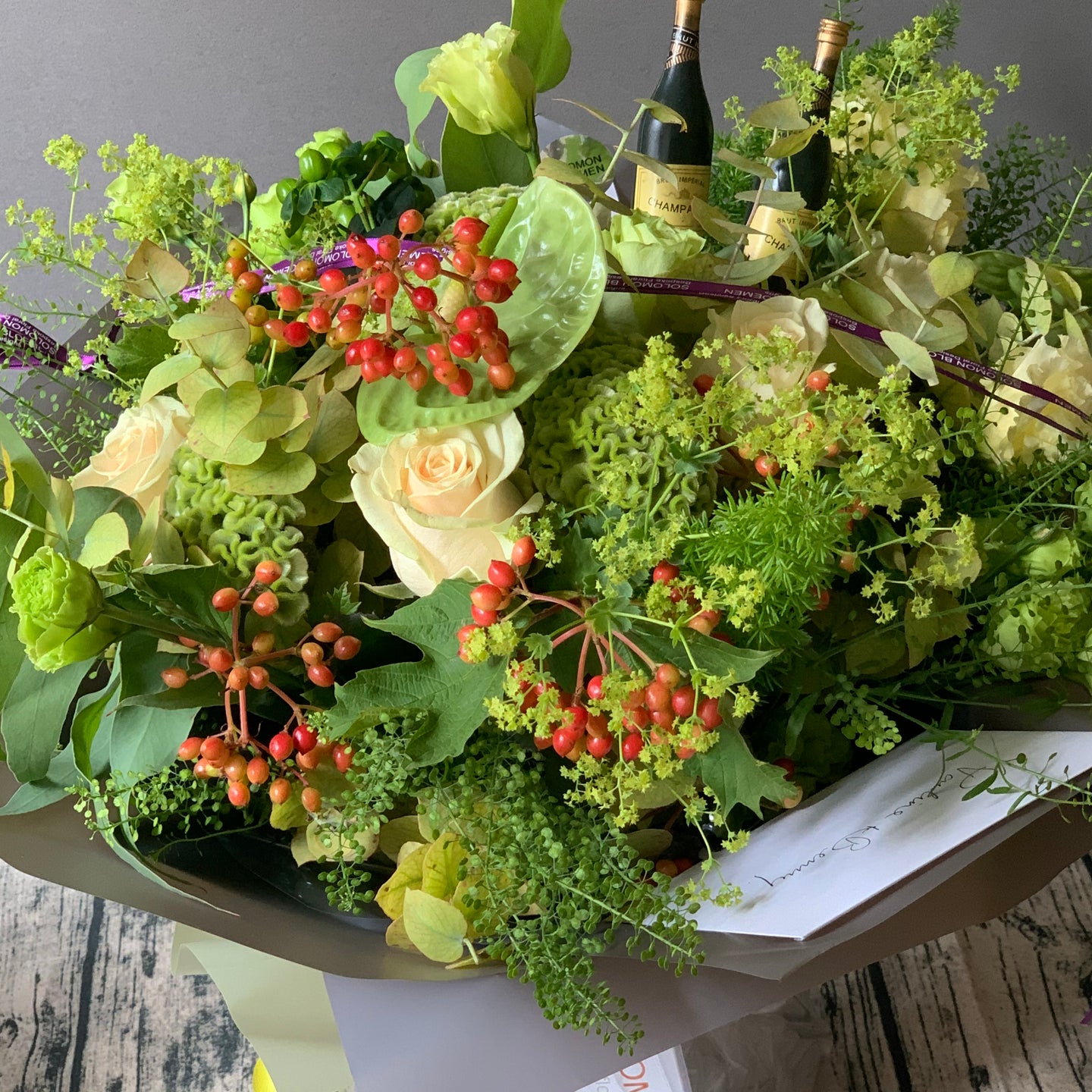 The green bouquet