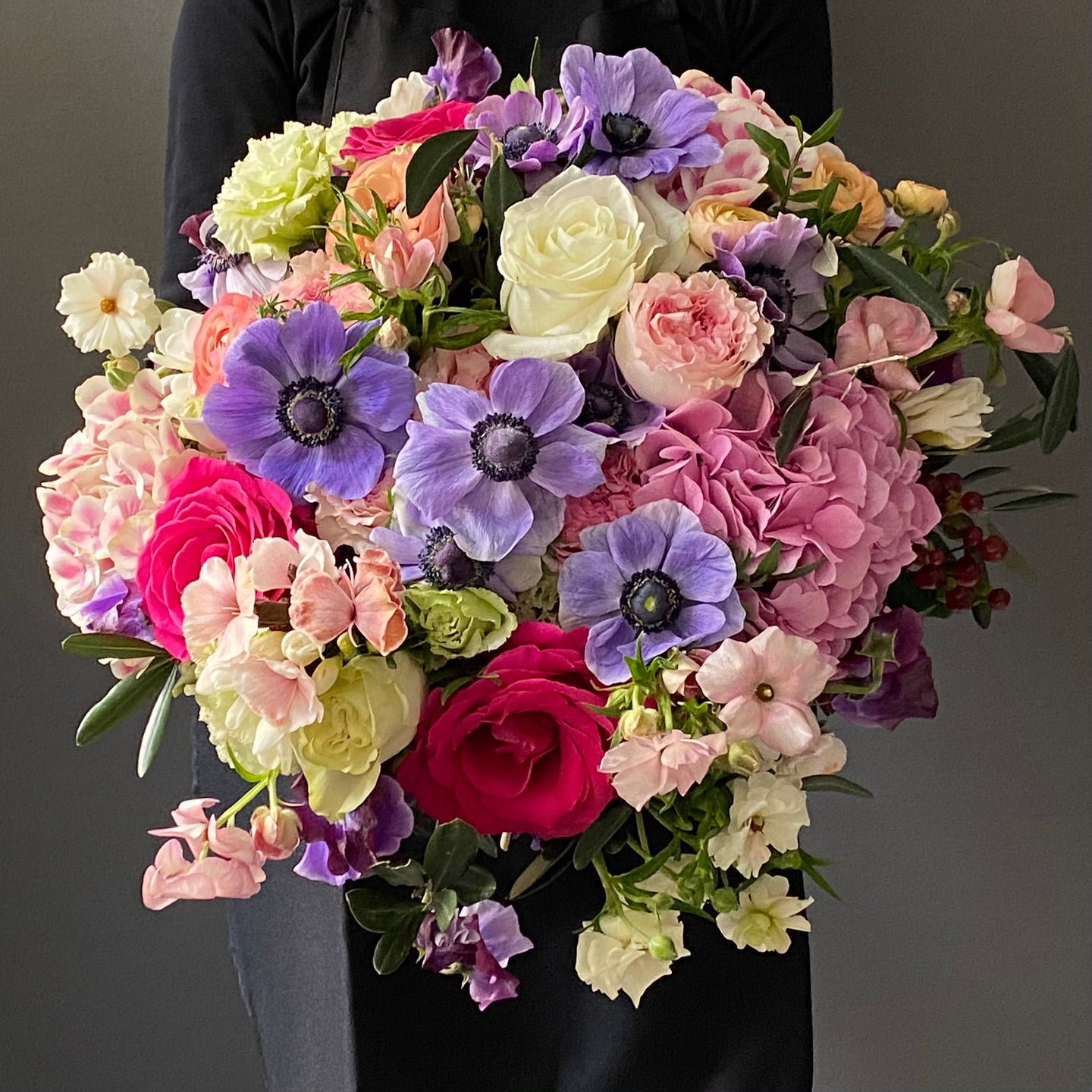 The tri-colour bouquet
