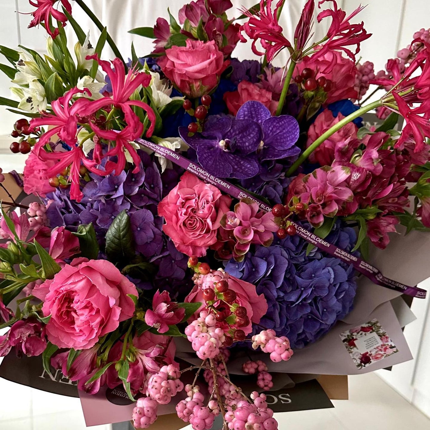 The Purple & Pink Floral Bouquet