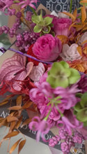 Load and play video in Gallery viewer, The green, orange &amp; pink bouquet
